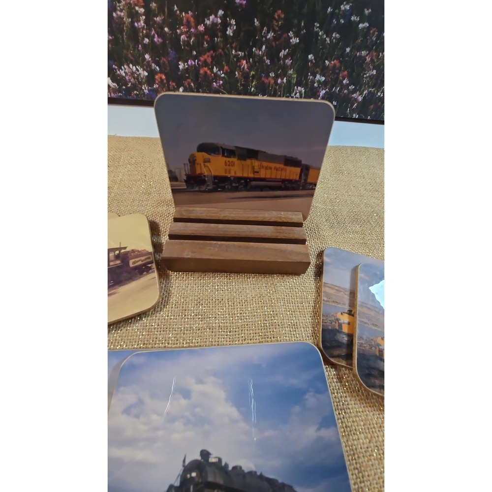 CC-1524. Vintage train coasters - Picture 5 of 5